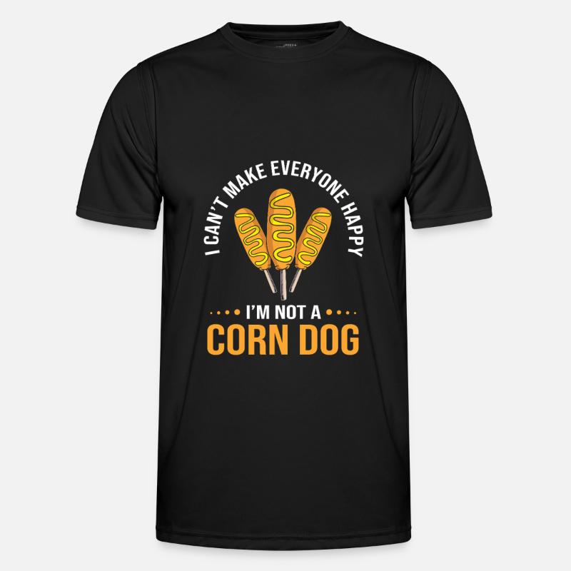 Corn dog - Men's Functional T-Shirt - black