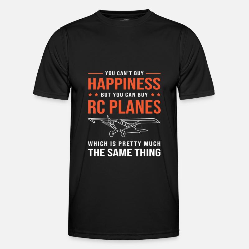 Modellflugzeug Modellflug - Männer Funktions-T-Shirt - Schwarz