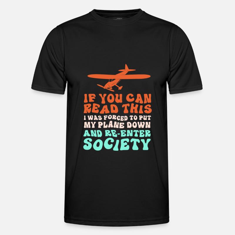 Model Airplane Model Airplane Men's Functional T-Shirt