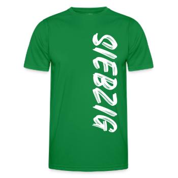 70 / Siebzig / 70. Geburtstag - Männer Funktions-T-Shirt - Kelly Green - Vorne - AI Model Male 178 dark (178cm)