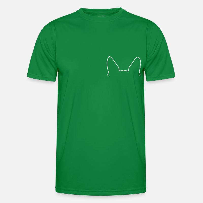 Sphynx Ohren Männer Funktions-T-Shirt
