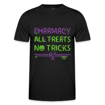 Pharmacy Halloween - Männer Funktions-T-Shirt - Schwarz - Vorne - AI Model Male 178 dark (178cm)