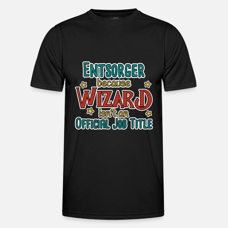 Disposal Wizard - Men's Functional T-Shirt - black