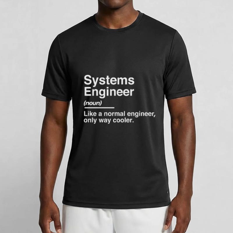 Systems Engineer Definition Normal Only Men's Functional T-Shirt