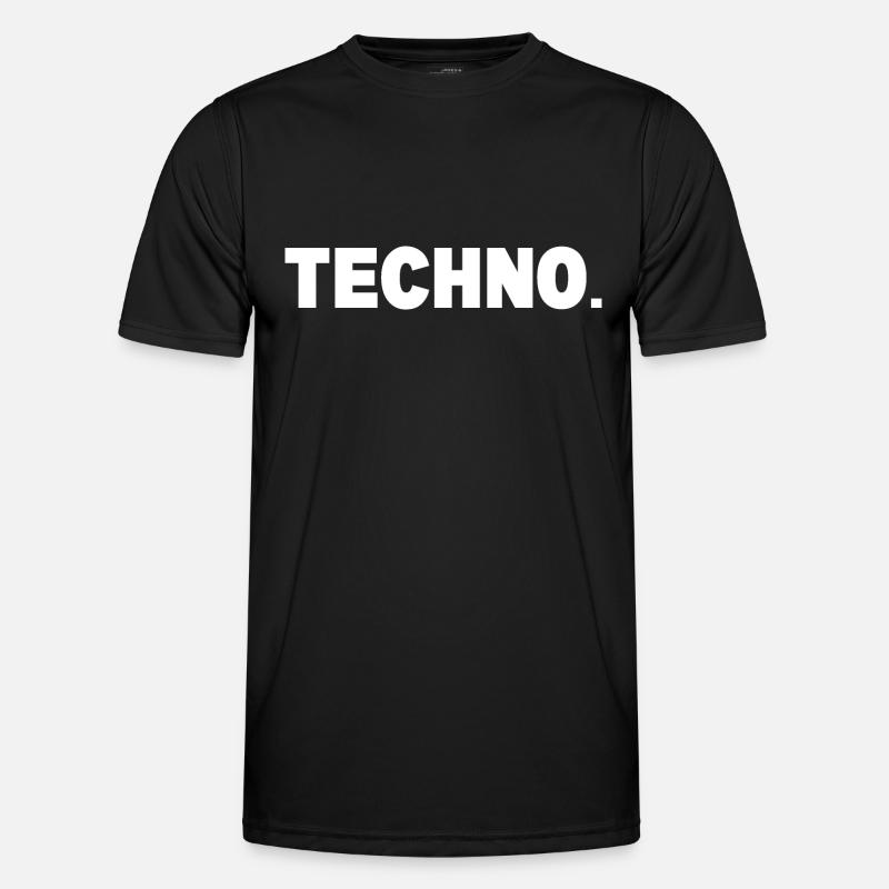 Techno Rave Party - Men's Functional T-Shirt - black