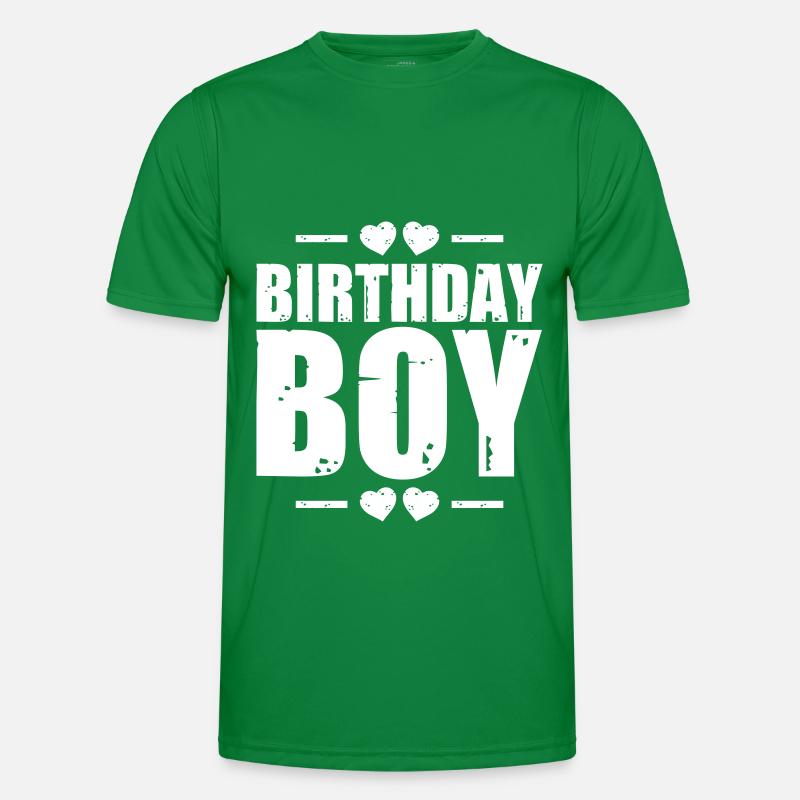 Geburtstags Junge Spruch Männer Funktions-T-Shirt