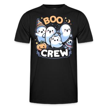 Buh-Crew - Männer Funktions-T-Shirt - Schwarz - Vorne - AI Model Male 178 dark (178cm)