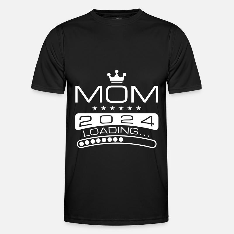 Mama 2024 Loading Mom - Men's Functional T-Shirt - black