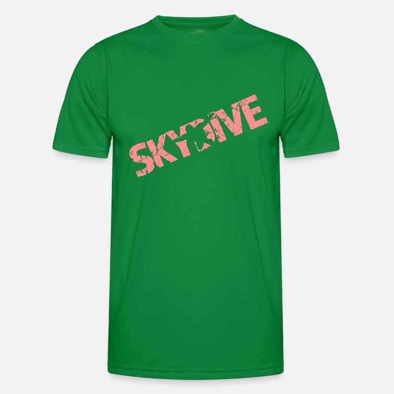 Skydive silhouette Men's Functional T-Shirt