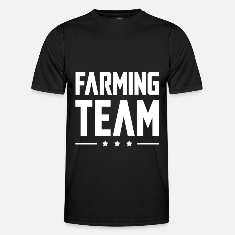 Farming Team - Men's Functional T-Shirt - black