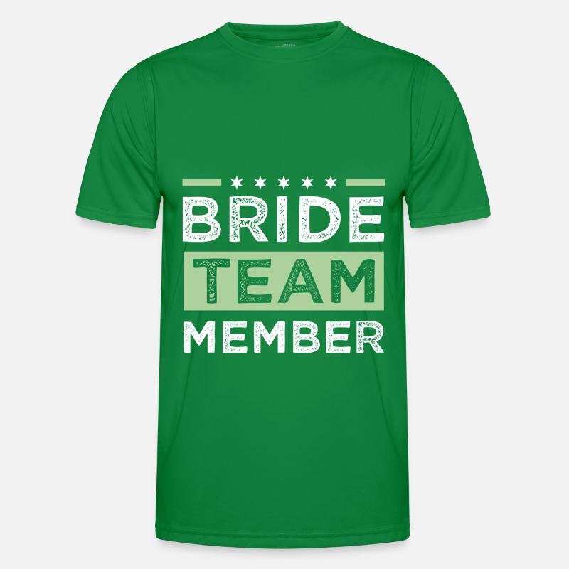 Bride Team Männer Funktions-T-Shirt