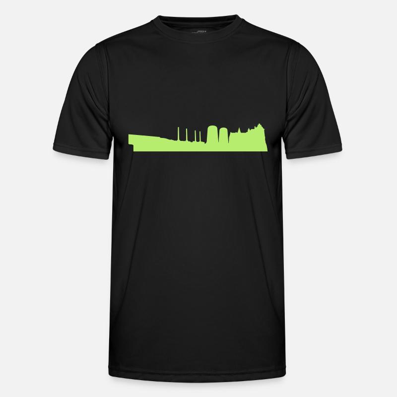 Wolfsburg Skyline - Men's Functional T-Shirt - black