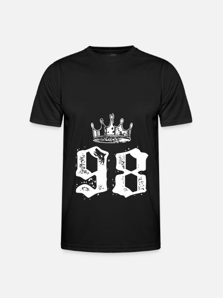 98 Number crown - Men's Functional T-Shirt - black