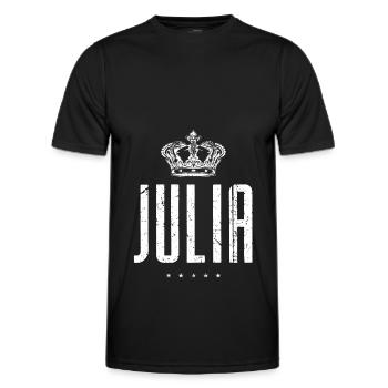 Julia - Männer Funktions-T-Shirt - Schwarz - Vorne - AI Model Male 178 dark (178cm)