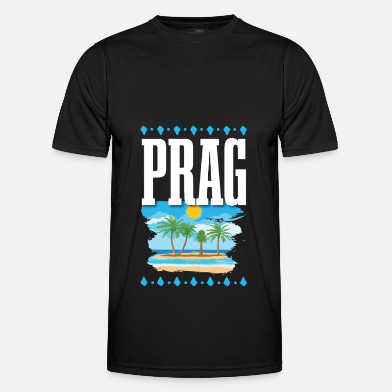 Prag Männer Funktions-T-Shirt