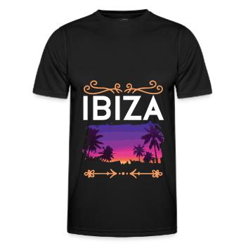 Ibiza - T-shirt sport Homme - noir - Devant - AI Model Male 178 dark (178cm)