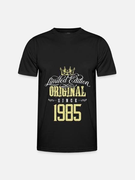 1985 limited edition - Männer Funktions-T-Shirt - Schwarz