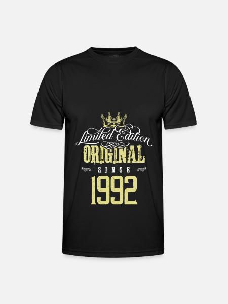 Édition limitée 1992 - T-shirt sport Homme - noir