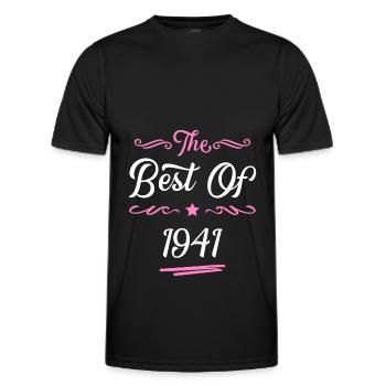 1941 best of - T-shirt sport Homme - noir - Devant - AI Model Male 178 dark (178cm)