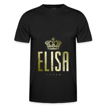 TEST ELISA - T-shirt sport Homme - noir - Devant - AI Model Male 178 dark (178cm)