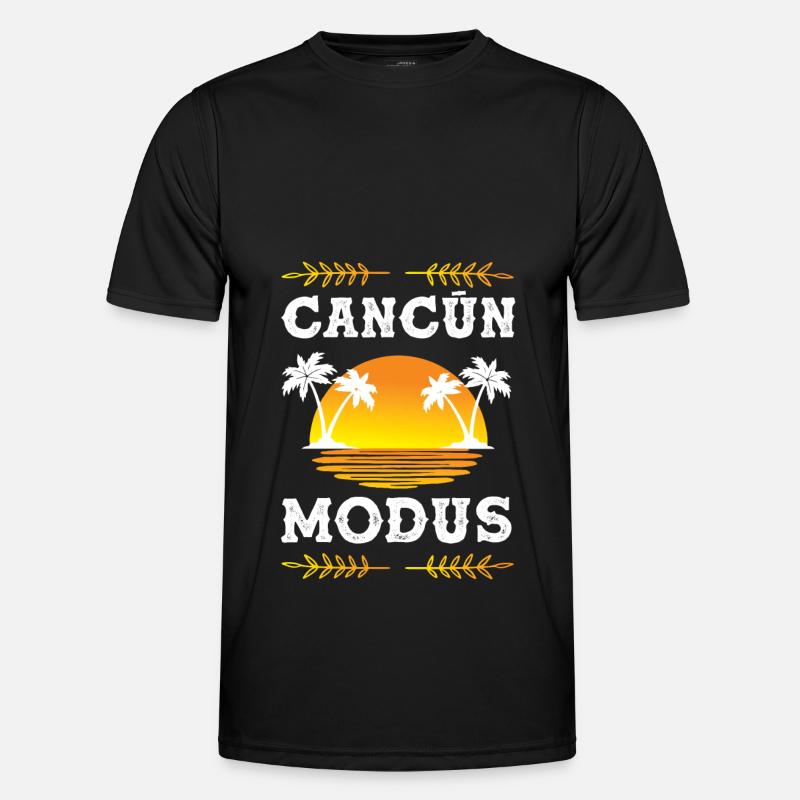 Cancun Modus - Männer Funktions-T-Shirt - Schwarz