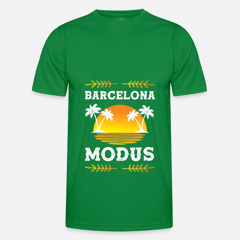 Barcelona Modus Männer Funktions-T-Shirt