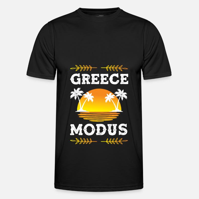 Greece Mode - Men's Functional T-Shirt - black