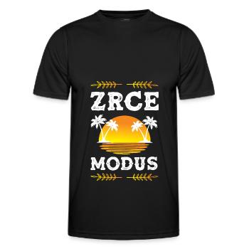 Zrce Modus - Männer Funktions-T-Shirt - Schwarz - Vorne - AI Model Male 178 dark (178cm)