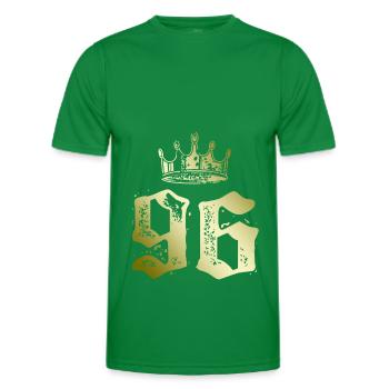 96 Couronne numérique - T-shirt sport Homme - vert - Devant - AI Model Male 178 dark (178cm)