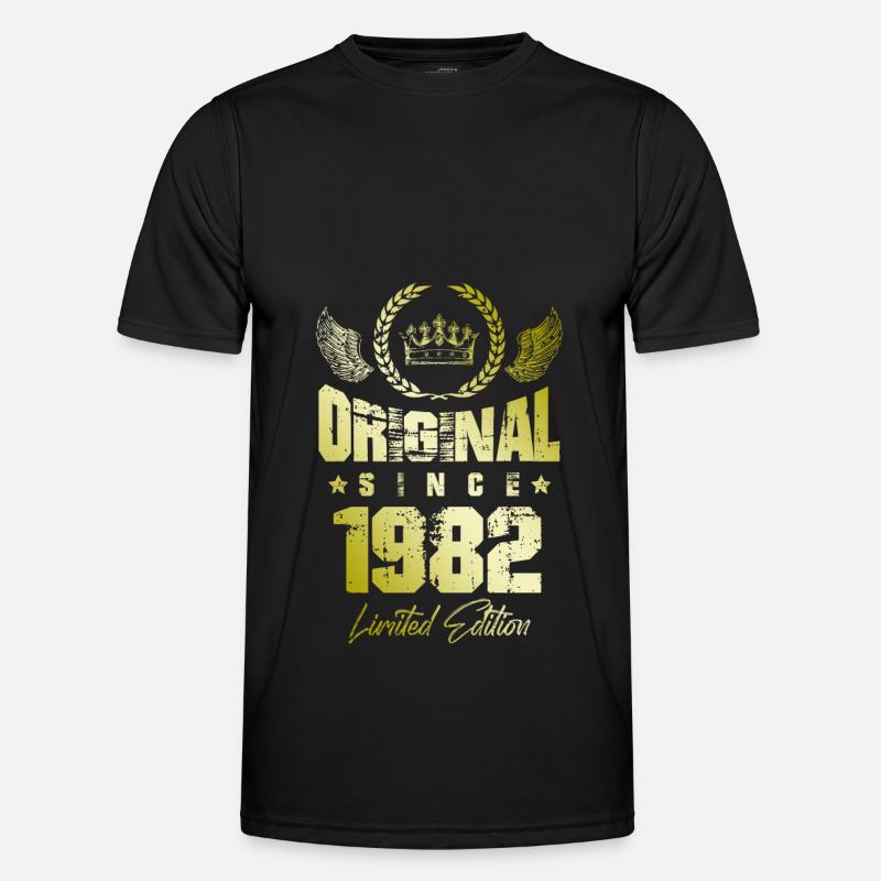 1982 limited edition - Männer Funktions-T-Shirt - Schwarz