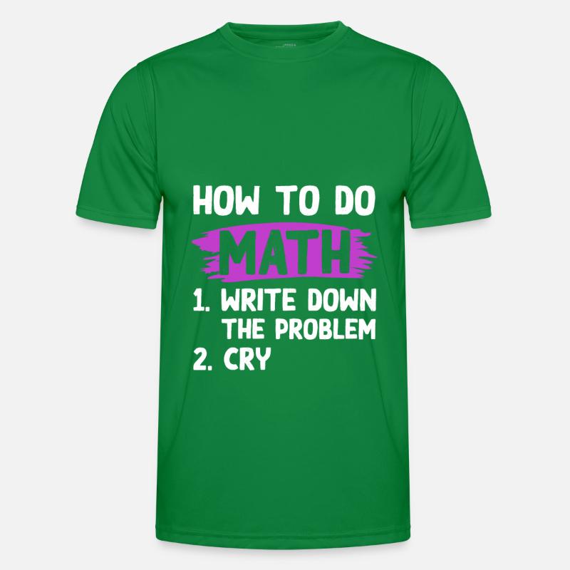 mathematik problem Männer Funktions-T-Shirt