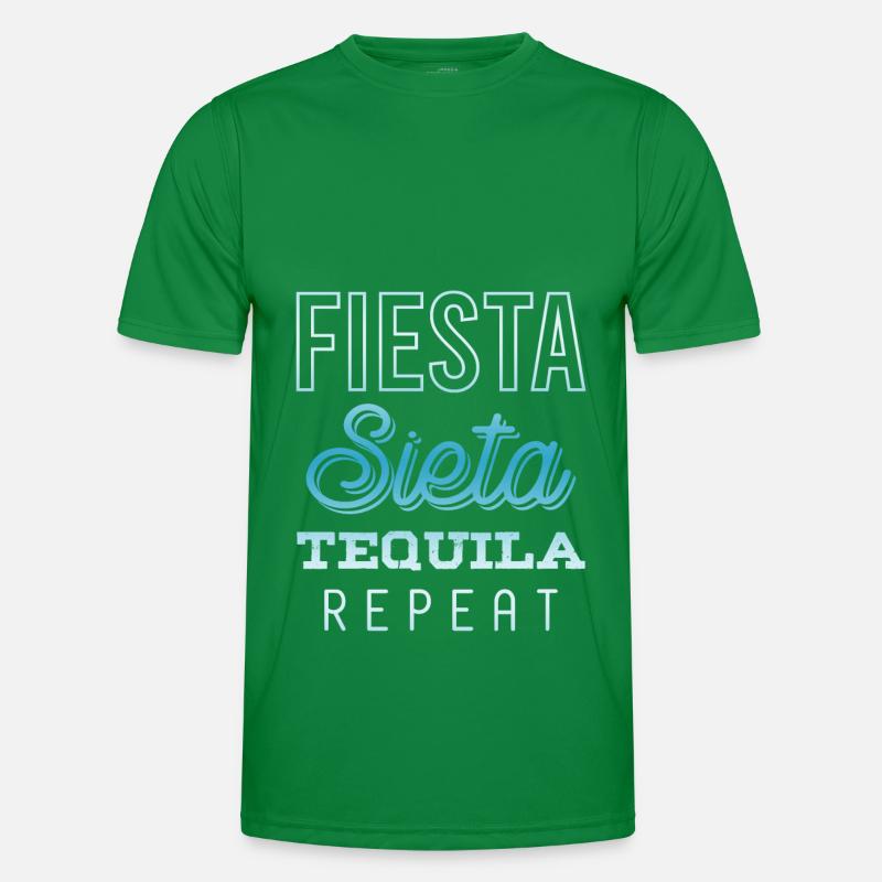 fiesta sieta tequila repeat Men's Functional T-Shirt