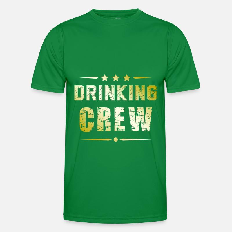 Drinking Crew Männer Funktions-T-Shirt