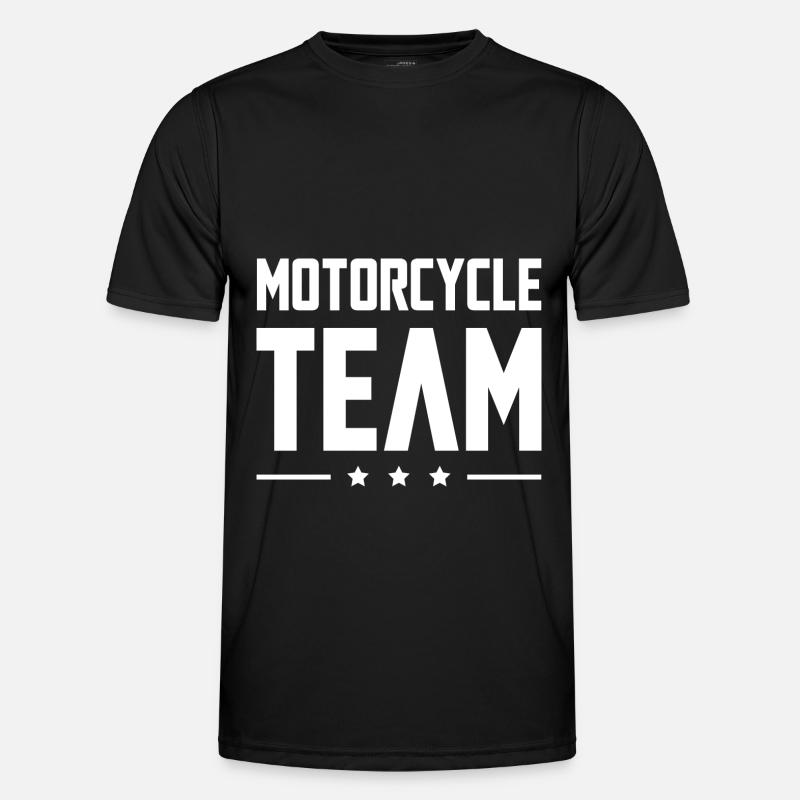 Motorcycle Team - Men's Functional T-Shirt - black