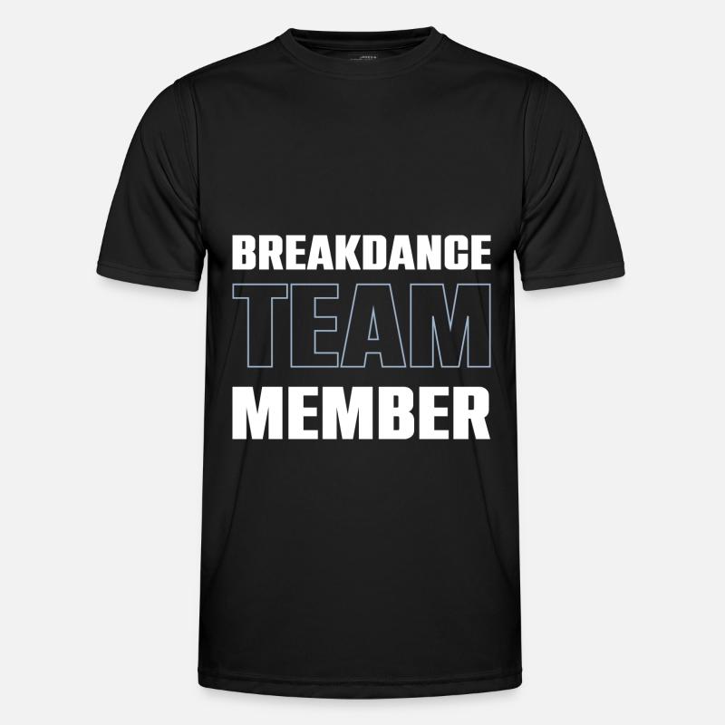 Breakdance Team - Men's Functional T-Shirt - black