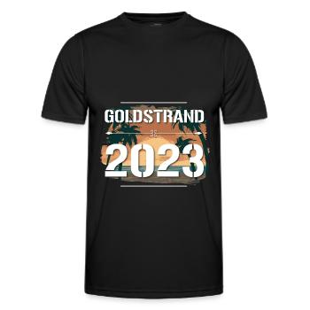 Sables d’or 2023 (Garantie du prix le plus bas) - T-shirt sport Homme - noir - Devant - AI Model Male 178 dark (178cm)