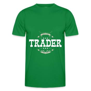 Trader Beruf - Männer Funktions-T-Shirt - Kelly Green - Vorne - AI Model Male 178 dark (178cm)