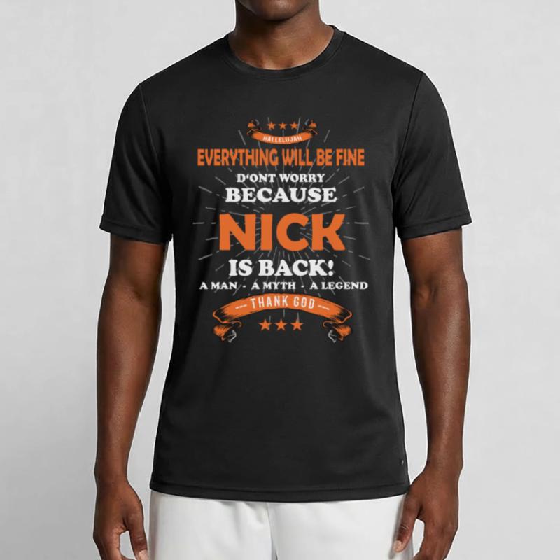 Everything will be fine Nick Is back Männer Funktions-T-Shirt