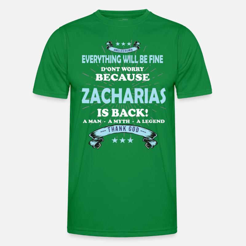 Everything will be fine Zacharias Is back Männer Funktions-T-Shirt