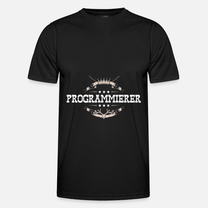 Programmierer Beruf - Männer Funktions-T-Shirt - Schwarz