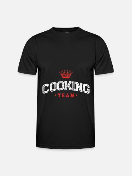 Équipe de cuisine Cuisson Cuisson - T-shirt sport Homme - noir