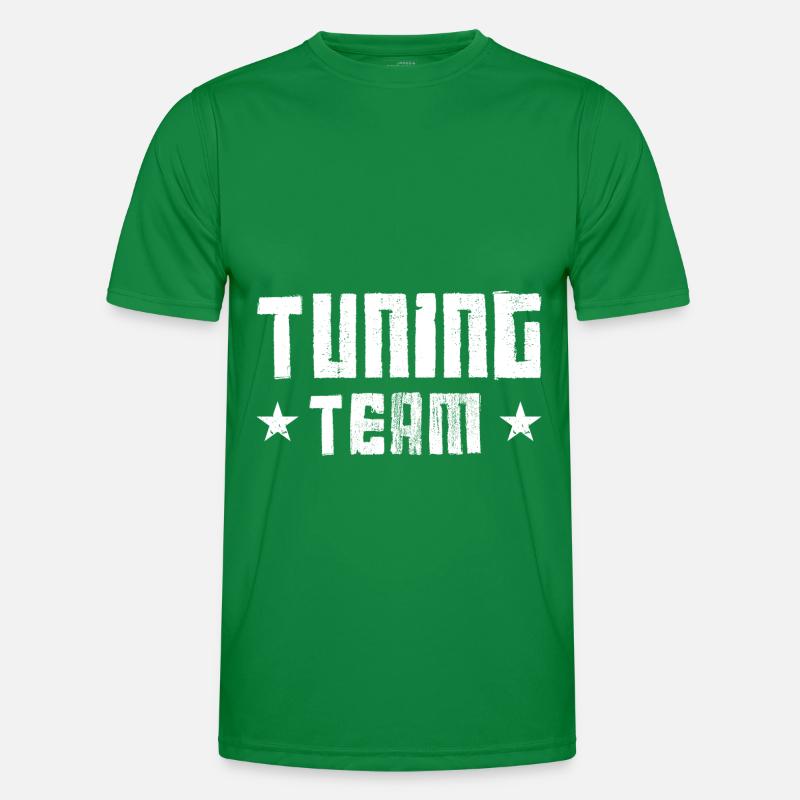 Tuning-tiimi Miesten tekninen t-paita