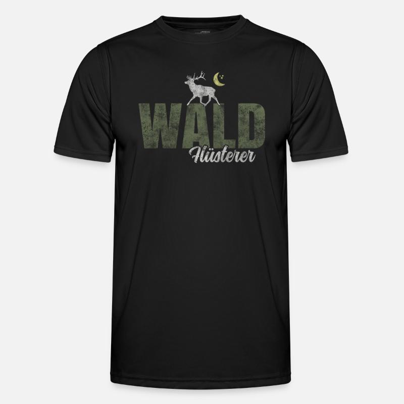 Wald Flüsterer Männer Funktions-T-Shirt