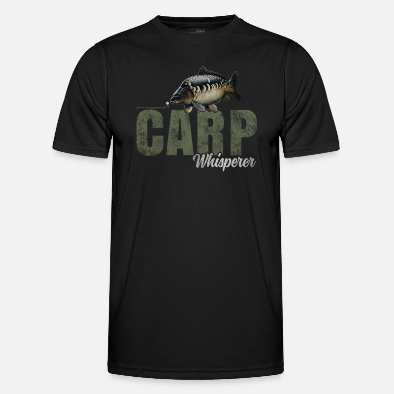Carp Whisperer Männer Funktions-T-Shirt