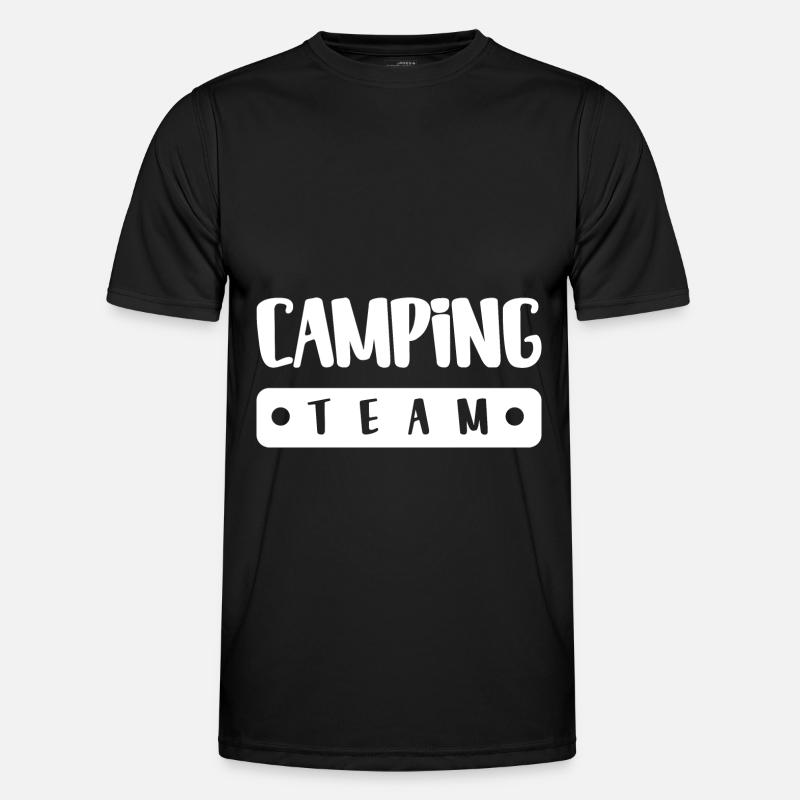 Camping Team - Men's Functional T-Shirt - black