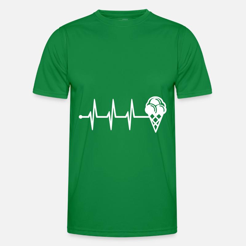 Icône de glace pulse T-shirt sport Homme