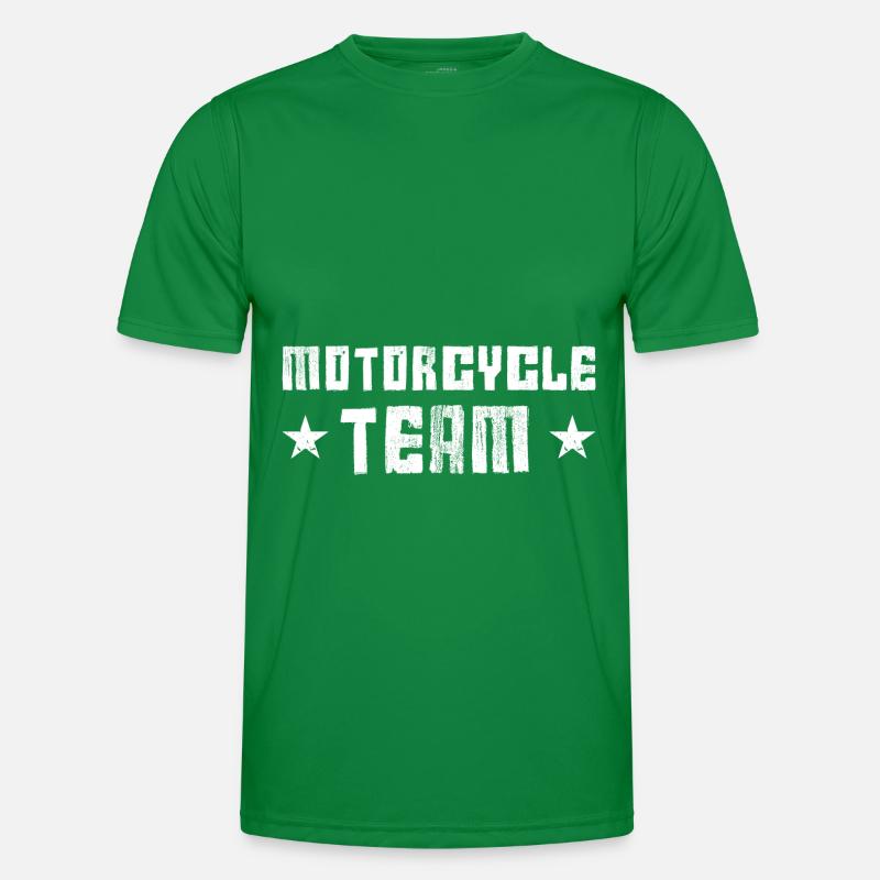 Motorcycle Team Männer Funktions-T-Shirt