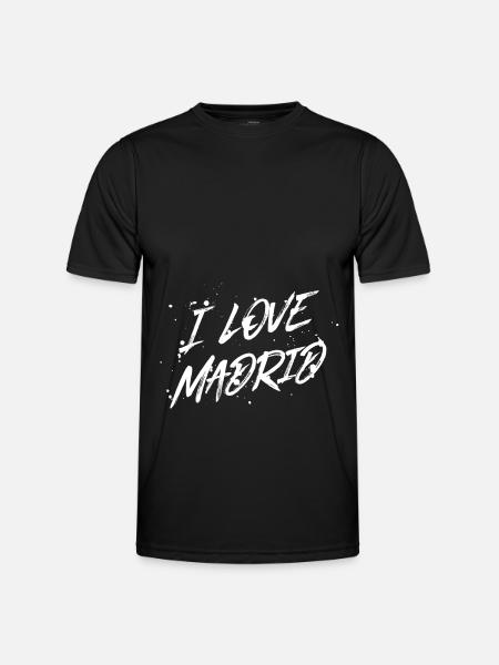 I Love Madrid - Men's Functional T-Shirt - black