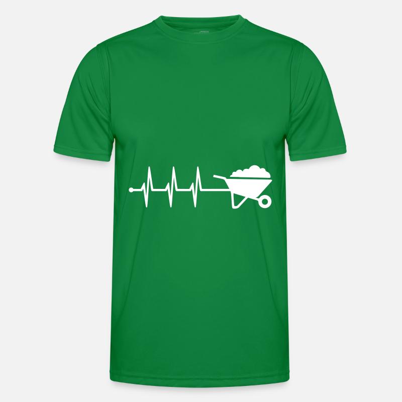 Wheelbarrow Pulse Men's Functional T-Shirt