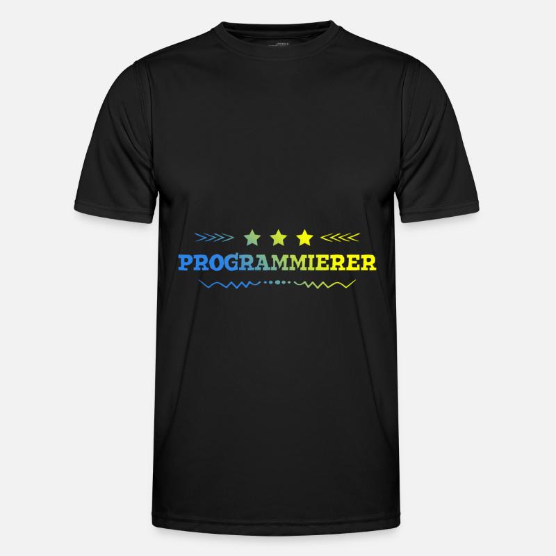 Programmierer Beruf - Männer Funktions-T-Shirt - Schwarz